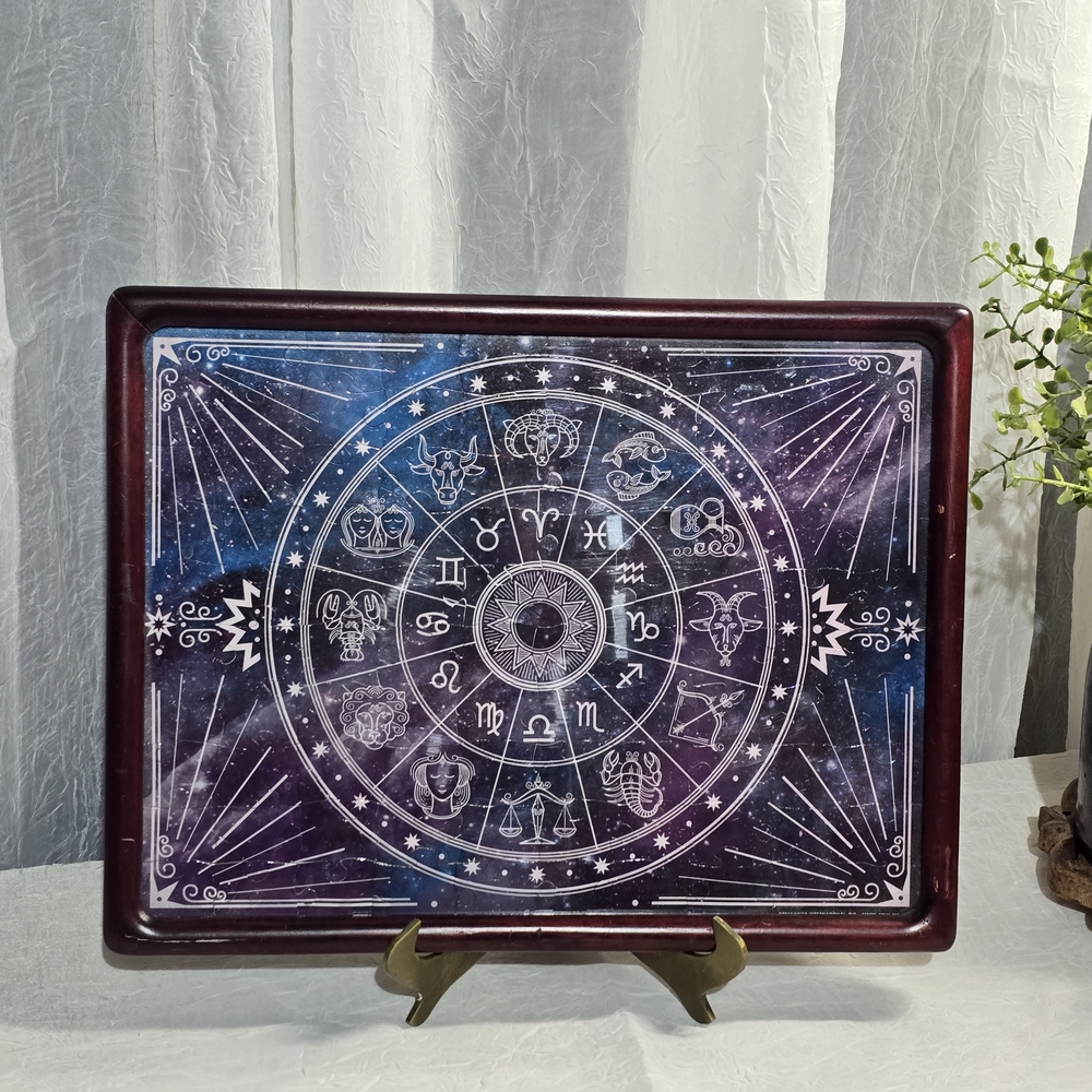 13"x 10" Multicolored zodiac sign wall art Zodiac Astrology Wall Art 1428
